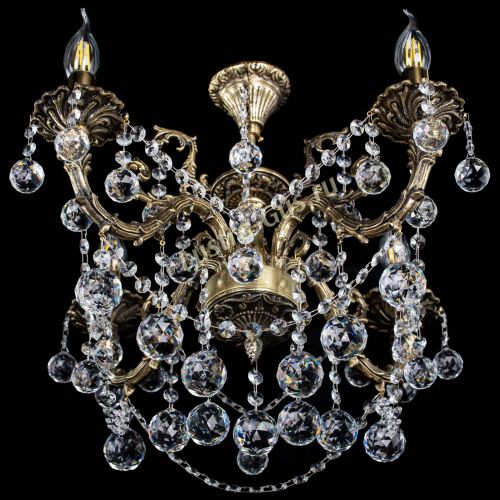 Люстра бронзовая Артемида №4 шар в Ижевске Гусь Хрустальный