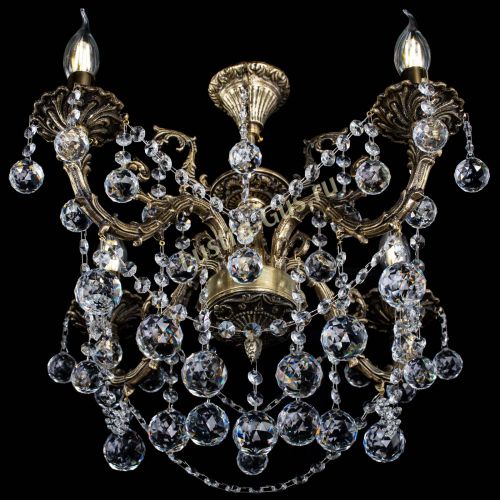 Люстра бронзовая Артемида №4 шар в Ижевске Гусь Хрустальный