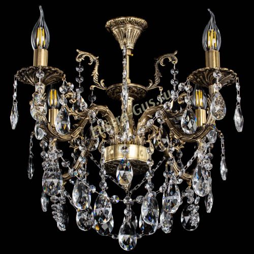 Люстра бронзовая Артемида №4 журавлик в Ижевске Гусь Хрустальный