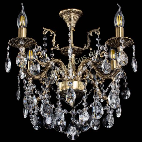 Люстра бронзовая Артемида №4 звезда в Ижевске Гусь Хрустальный