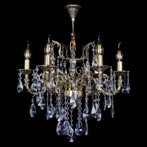 Бронзовая люстра Артемида №6 лучик в Ижевске Гусь Хрустальный