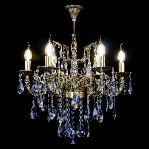 Бронзовая люстра Артемида №6 лучик в Ижевске Гусь Хрустальный