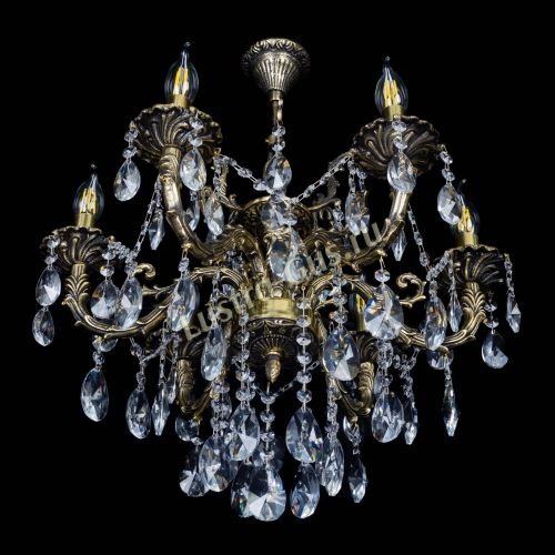 Бронзовая люстра Артемида №6 лучик в Ижевске Гусь Хрустальный