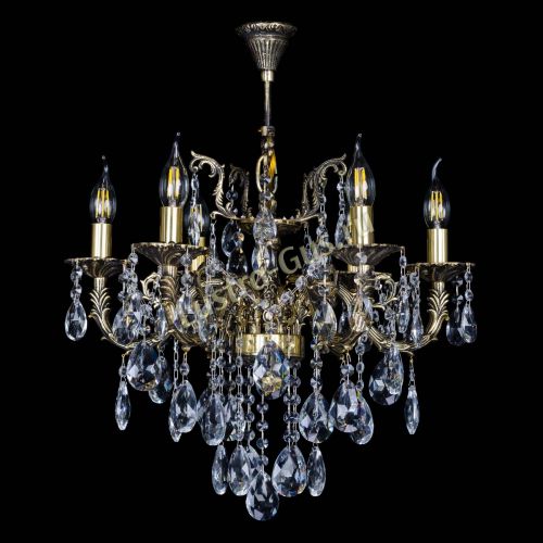 Бронзовая люстра Артемида №6 журавлик в Ижевске Гусь Хрустальный