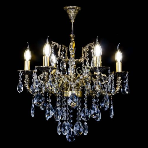 Бронзовая люстра Артемида №6 журавлик в Ижевске Гусь Хрустальный