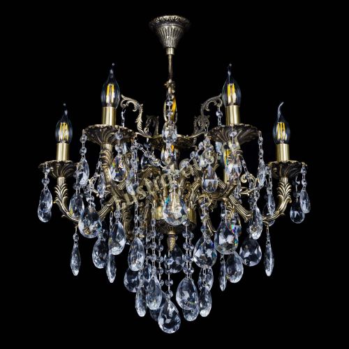 Бронзовая люстра Артемида №6 журавлик в Ижевске Гусь Хрустальный