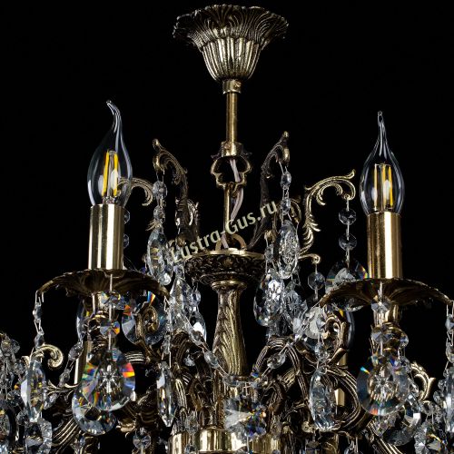 Бронзовая люстра Артемида в Ижевске Гусь Хрустальный
