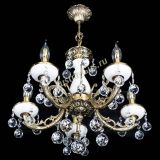 Люстра бронзовая Атланта из мрамора №5/1 Шар в Ижевске