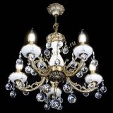 Люстра бронзовая Атланта из мрамора №5/1 Шар в Ижевске