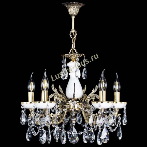 Люстра бронзовая Атланта из мрамора №5/3 Лучик в Ижевске Гусь Хрустальный