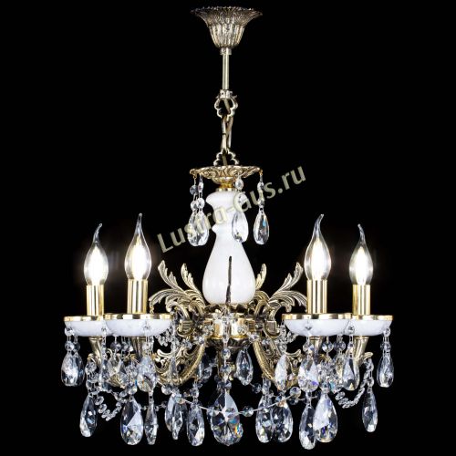 Люстра бронзовая Атланта из мрамора №5/3 Лучик в Ижевске Гусь Хрустальный
