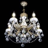 Люстра бронзовая Атланта из мрамора №5/3 Шар в Ижевске