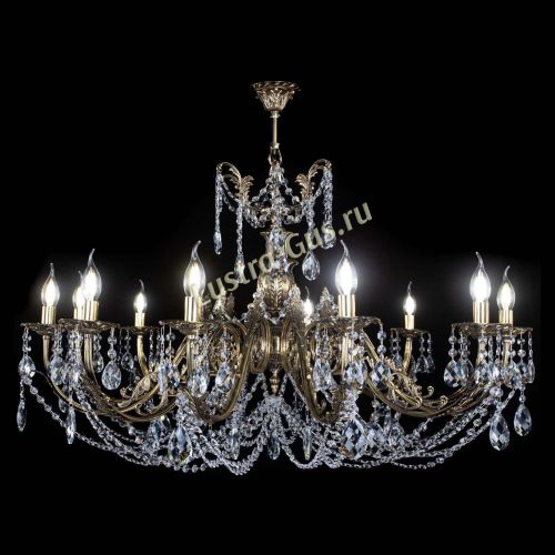 Люстра бронзовая Делия №12 баден в Ижевске Гусь Хрустальный
