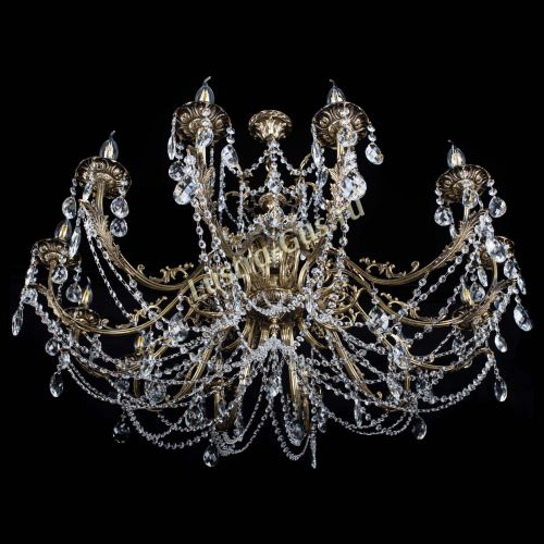 Люстра бронзовая Делия №12 баден в Ижевске Гусь Хрустальный