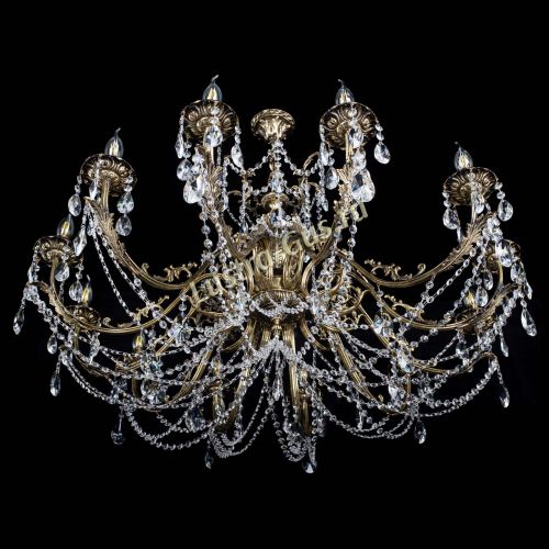 Люстра бронзовая Делия №12 лучик в Ижевске Гусь Хрустальный