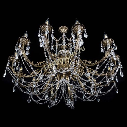 Люстра бронзовая Делия №12 журавлик в Ижевске Гусь Хрустальный