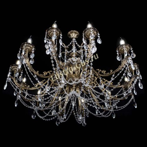 Люстра бронзовая Делия №12 журавлик в Ижевске Гусь Хрустальный