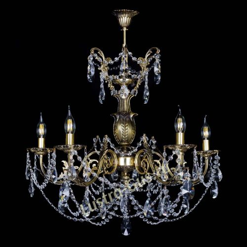 Люстра бронзовая Делия №5 лучик в Ижевске Гусь Хрустальный