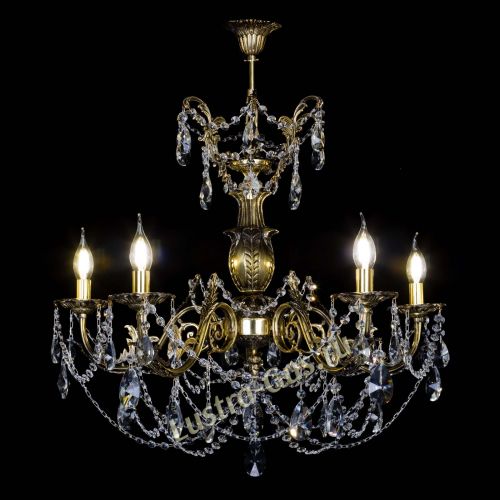 Люстра бронзовая Делия №5 лучик в Ижевске Гусь Хрустальный