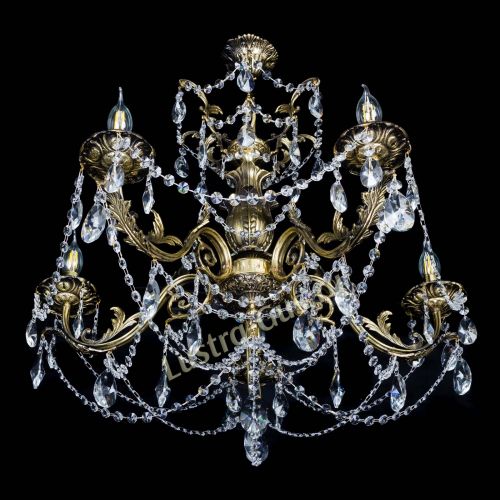 Люстра бронзовая Делия №5 лучик в Ижевске Гусь Хрустальный