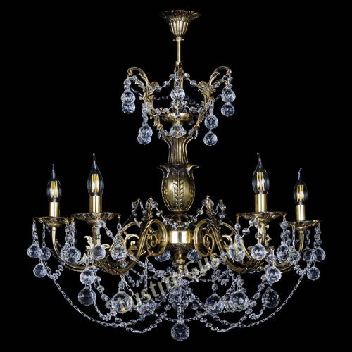 Люстра бронзовая Делия №5 шар в Ижевске Гусь Хрустальный