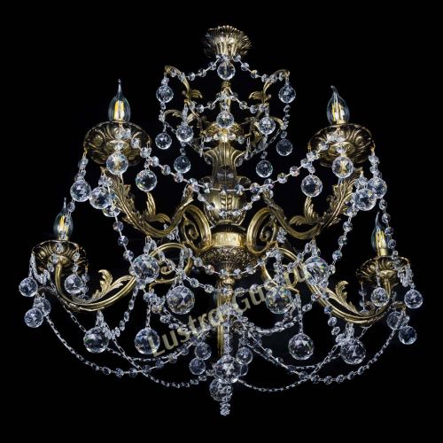 Люстра бронзовая Делия №5 шар в Ижевске Гусь Хрустальный