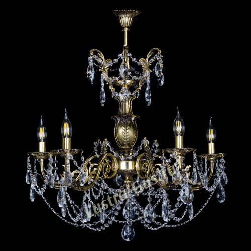 Люстра бронзовая Делия №5 журавлик в Ижевске Гусь Хрустальный