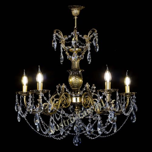 Люстра бронзовая Делия №5 журавлик в Ижевске Гусь Хрустальный