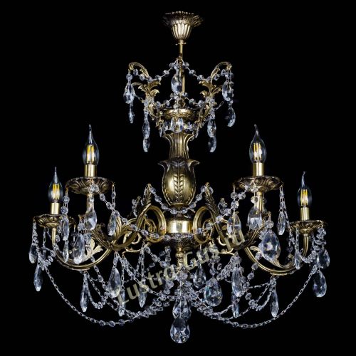 Люстра бронзовая Делия №5 журавлик в Ижевске Гусь Хрустальный