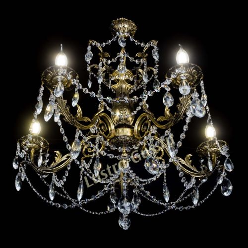 Люстра бронзовая Делия №5 журавлик в Ижевске Гусь Хрустальный