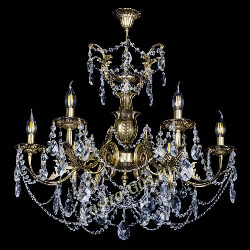 Люстра бронзовая Делия №6 баден в Ижевске Гусь Хрустальный