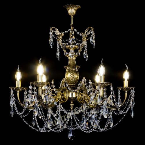 Люстра бронзовая Делия №6 лучик в Ижевске Гусь Хрустальный