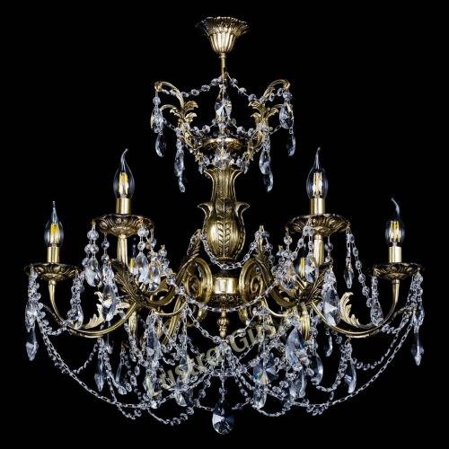 Люстра бронзовая Делия №6 лучик в Ижевске Гусь Хрустальный