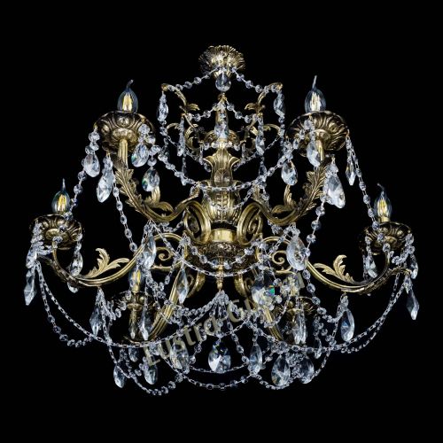 Люстра бронзовая Делия №6 лучик в Ижевске Гусь Хрустальный