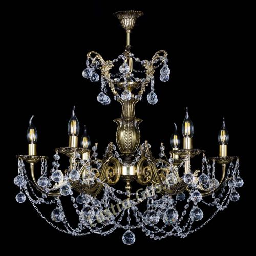 Люстра бронзовая Делия №6 шар в Ижевске Гусь Хрустальный