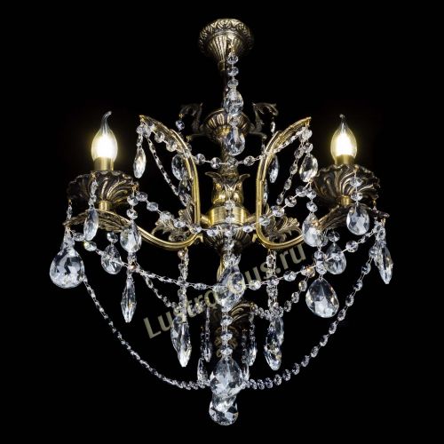 Бронзовая люстра Гелла №3 журавлик в Ижевске Гусь Хрустальный