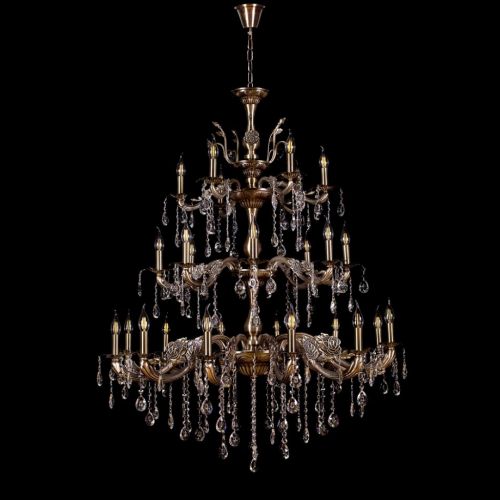 Люстра под бронзу Винтаж №1 1,1 м - Глаз Дракона под бронзу в Ижевске Гусь Хрустальный