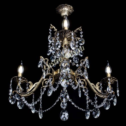 Люстра бронзовая Кассандра №3 баден в Ижевске Гусь Хрустальный