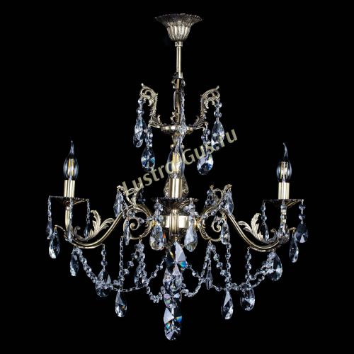 Люстра бронзовая Кассандра №3 лучик в Ижевске Гусь Хрустальный