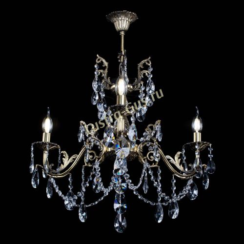 Люстра бронзовая Кассандра №3 лучик в Ижевске Гусь Хрустальный