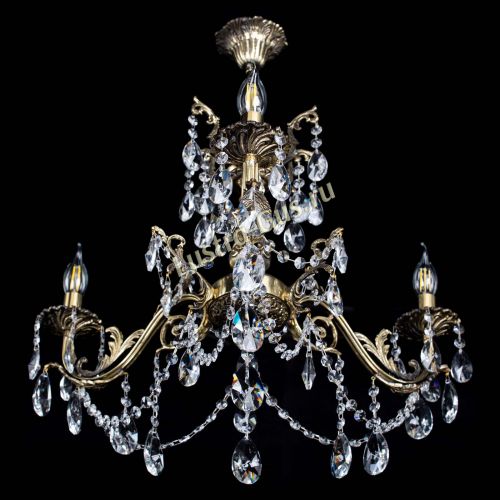 Люстра бронзовая Кассандра №3 лучик в Ижевске Гусь Хрустальный