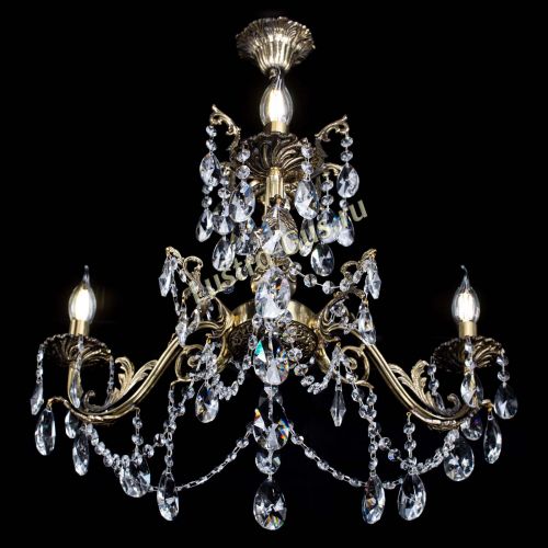 Люстра бронзовая Кассандра №3 лучик в Ижевске Гусь Хрустальный