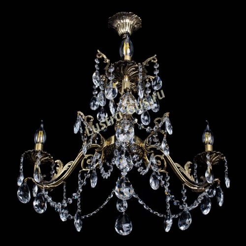 Люстра бронзовая Кассандра №3 журавлик в Ижевске Гусь Хрустальный