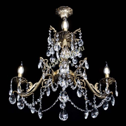 Люстра бронзовая Кассандра №3 журавлик в Ижевске Гусь Хрустальный