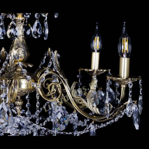 Бронзовая люстра Кассандра №5 баден в Ижевске Гусь Хрустальный