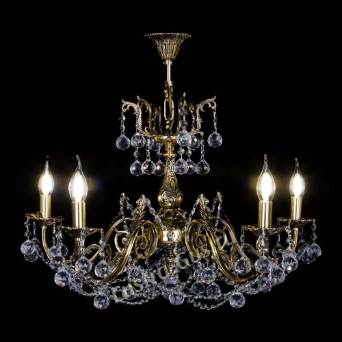 Бронзовая люстра Кассандра №5 шар в Ижевске Гусь Хрустальный