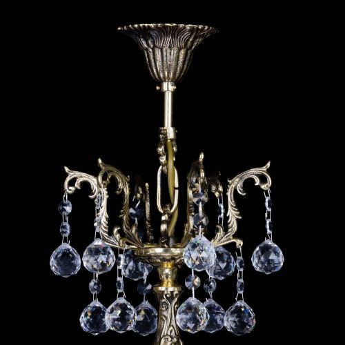 Бронзовая люстра Кассандра №5 шар в Ижевске Гусь Хрустальный