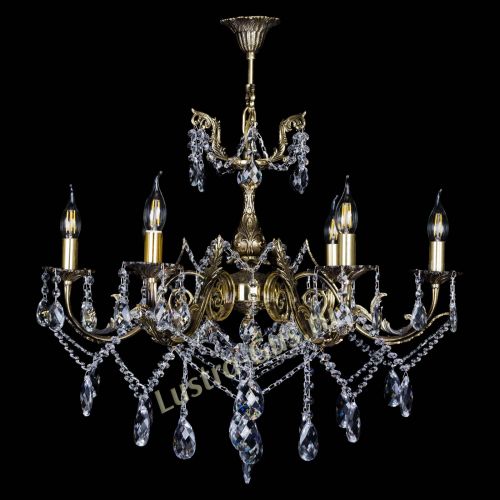 Бронзовая люстра Кассандра №6/2 баден в Ижевске Гусь Хрустальный