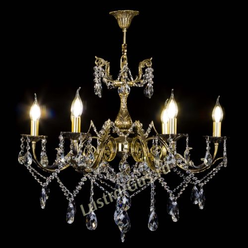 Бронзовая люстра Кассандра №6/2 баден в Ижевске Гусь Хрустальный