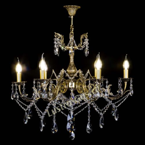  Бронзовая люстра Кассандра №6/2 лучик в Ижевске Гусь Хрустальный